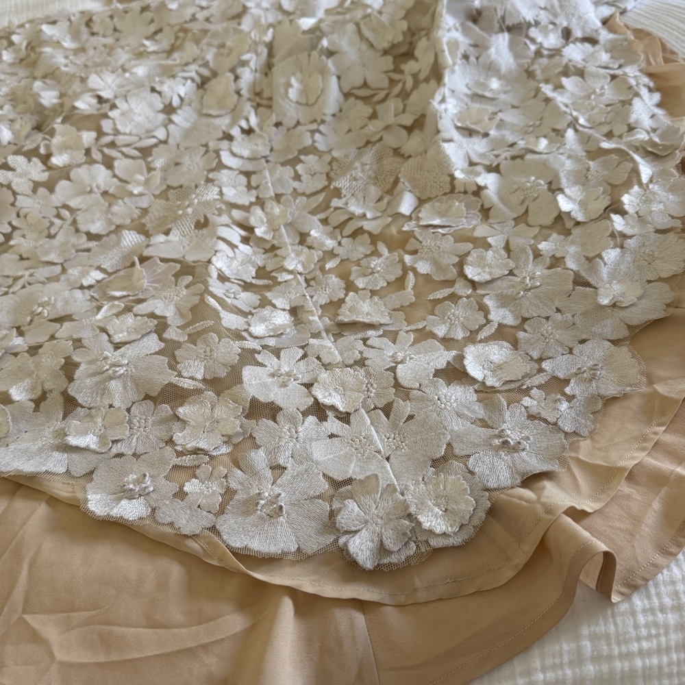NWT Anthropologie BHLDN Brigitta Floral Lace Gown Wedding Dress - Picture 13 of 14